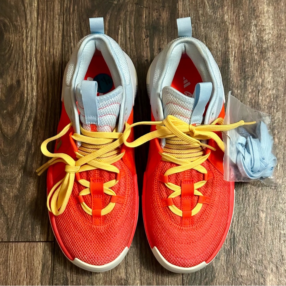 Adidas women’s SMU Exhibit select mid Basketball shoes size 7.5 BNWT - Picture 6 of 15